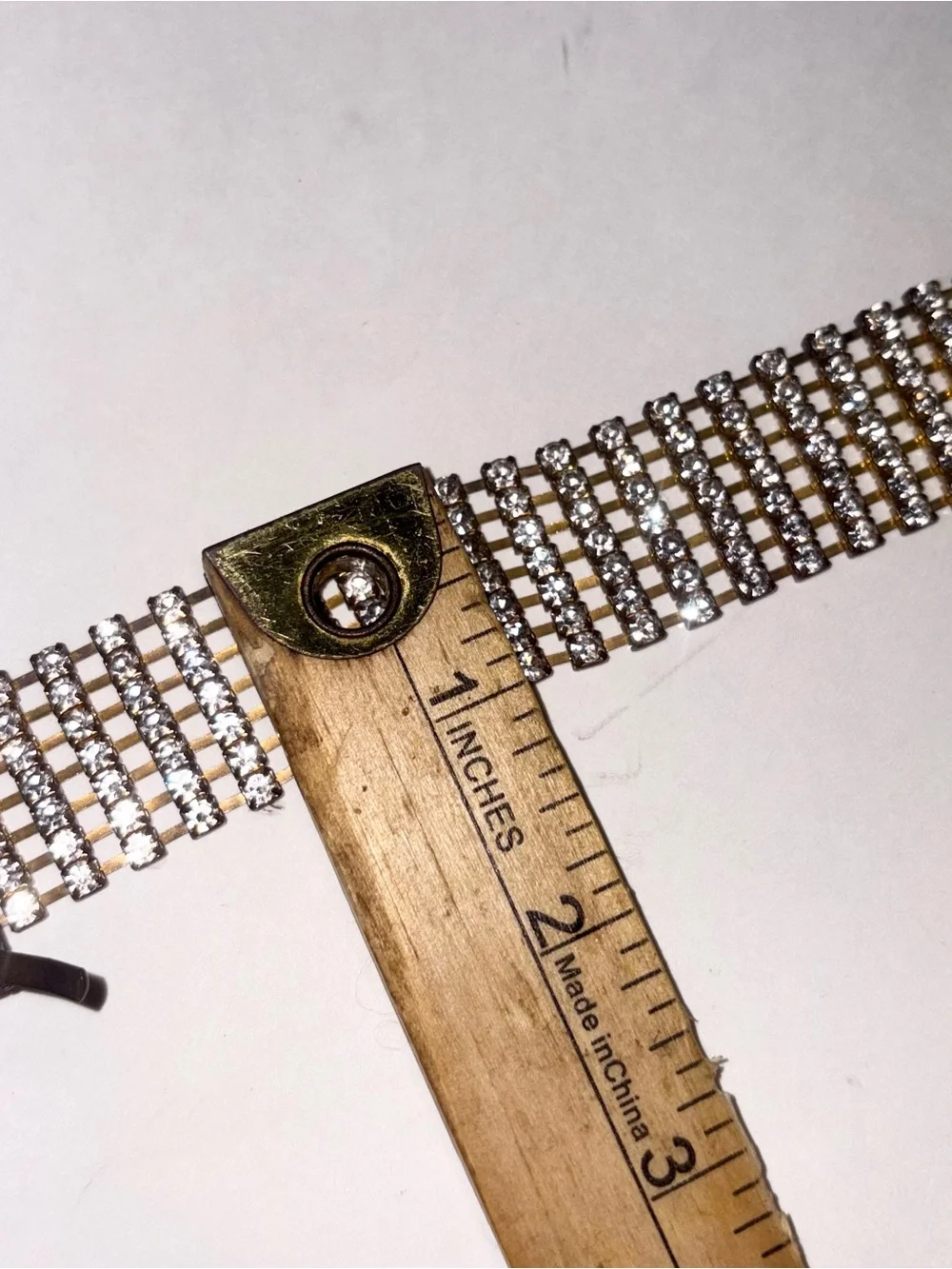 Gold style Rhinestone belt sparkle party 40”